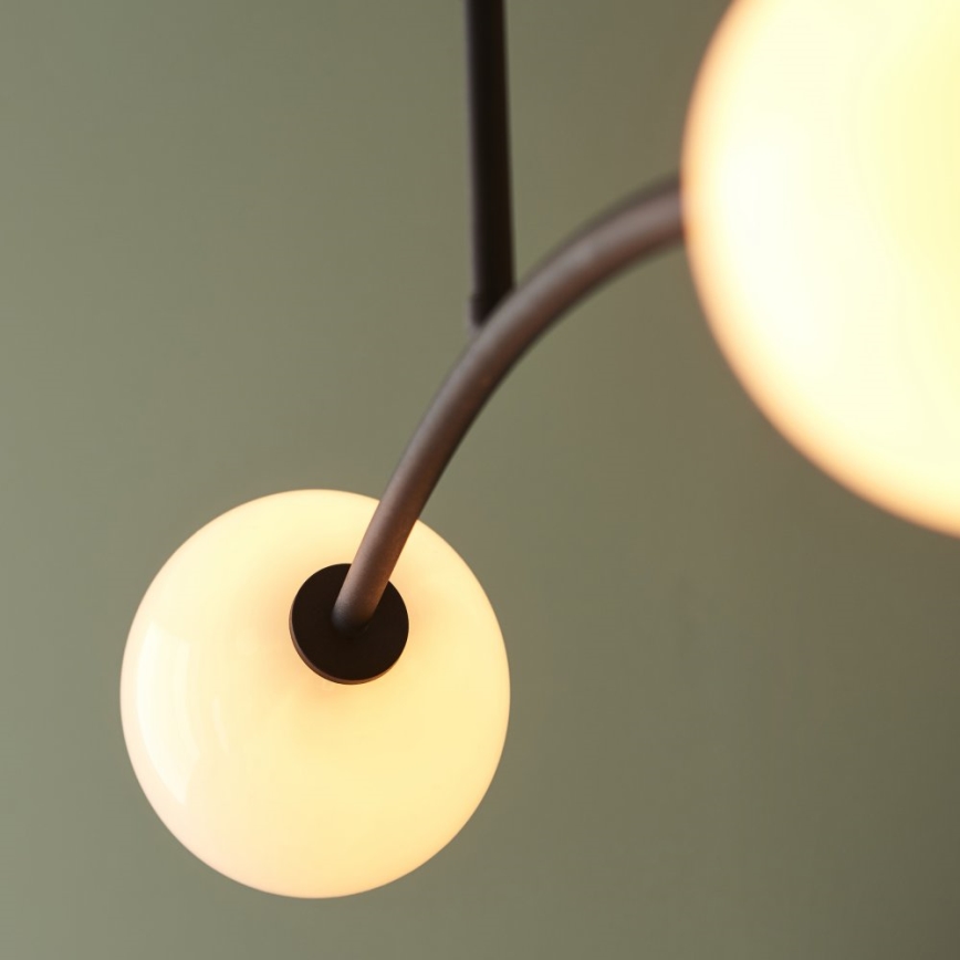 Endon 92940 - Deckenleuchte an Stange BALANCE 4xG9/3W/230V schwarz