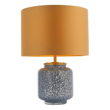 Endon 93067 - Tischlampe ZINNIA 1xE27/10W/230V blau/gold