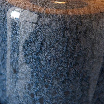 Endon 93067 - Tischlampe ZINNIA 1xE27/10W/230V blau/gold