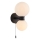 Endon 93523 - Badezimmer-Wandleuchte PULSA 2xG9/3W/230V IP44 schwarz