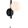 Endon 94081 - Badezimmer-Wandleuchte SPA 1xG9/3W/230V IP44 schwarz