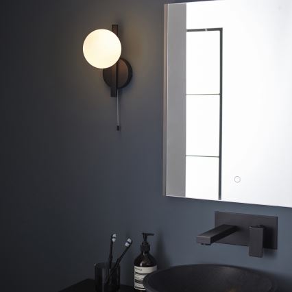 Endon 94081 - Badezimmer-Wandleuchte SPA 1xG9/3W/230V IP44 schwarz