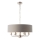 Endon 94373 - Hängeleuchte an Kette HIGHCLERE 6xE14/40W/230V grau/glänzendes Chrom d 35 cm
