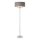 Endon 94378 - Stehleuchte HIGHCLERE 1xE14/40W/230V grau/glänzendes Chrom d 47 cm