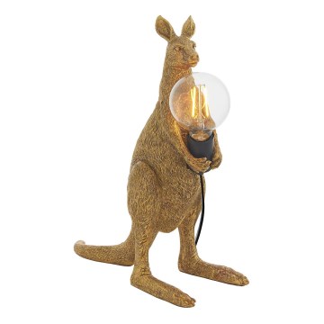 Endon 95075 - Tischlampe KANGAROO 1xE27/10W/230V goldfarben