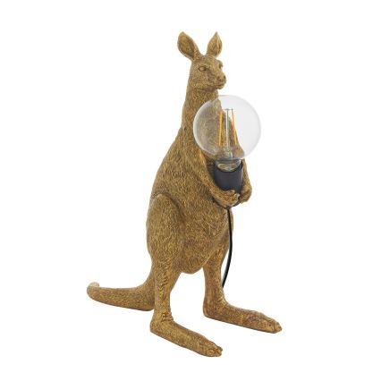 Endon 95075 - Tischlampe KANGAROO 1xE27/10W/230V goldfarben