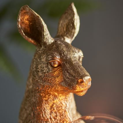 Endon 95075 - Tischlampe KANGAROO 1xE27/10W/230V goldfarben