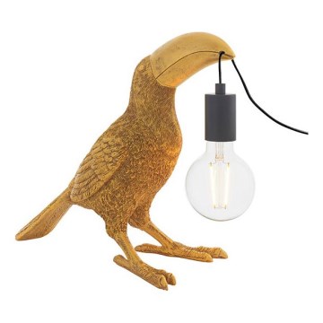 Endon 95077 - Tischleuchte TOCO TOUCAN 1xE27/10W/230V golden