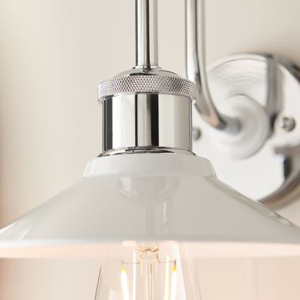 Endon 95508 - Badezimmer-Wandleuchte MARIS 1xE27/6W/230V IP44 Hochglanzchrom