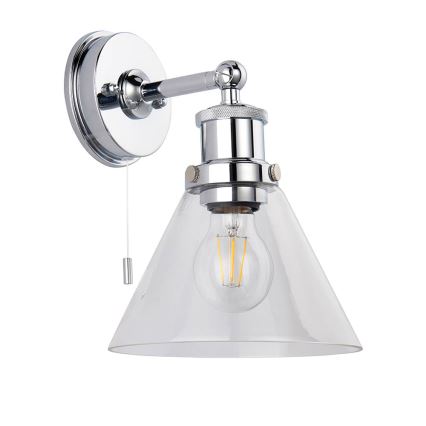 Endon 95513-  Badezimmer-Wandspot TOULON 1xE27/10W/230V IP44 Hochglanzchrom