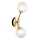 Endon 96691 - Wandleuchte NORTHWEST 2xG9/3W/230V goldfarben