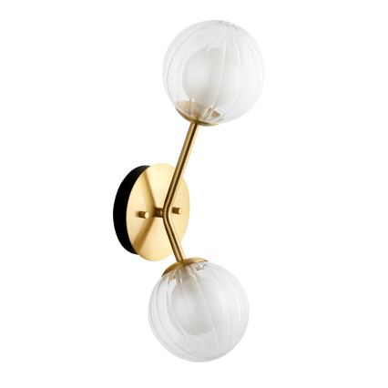 Endon 96691 - Wandleuchte NORTHWEST 2xG9/3W/230V goldfarben