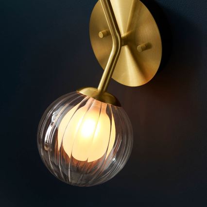Endon 96691 - Wandleuchte NORTHWEST 2xG9/3W/230V goldfarben