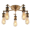 Endon 97244 - Spotleuchte HAL 5xE27/40W/230V Messing
