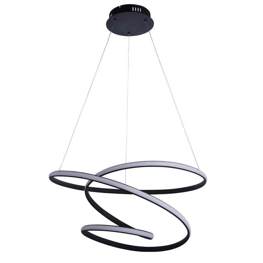 Endon 97632 - LED-Pendelleuchte an Kabel DUNE LED/47,5W/230V 3000K schwarz