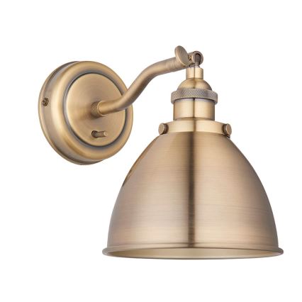 Endon 98746 - Wandstrahler FRANKLIN 1xE14/7W/230V Messing