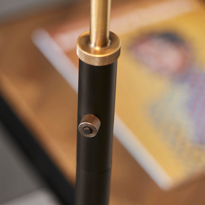 Endon 98748 - Stehleuchte FRANKLIN 1xE27/10W/230V Messing/Schwarz