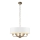 Endon 98933 - Hängeleuchte an Kette HIGHCLERE 6xE14/40W/230V weiß/Messing d 55 cm