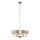 Endon 99151 - Kronleuchter an Kette HIGHCLERE 6xE14/28W/230V grau/matt-chrom Ø 53 cm
