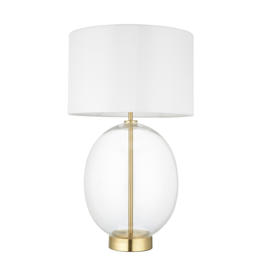 Endon 99292 - Dimmbare Tischlampe KELDA 1xE27/10W/230V creme/gold