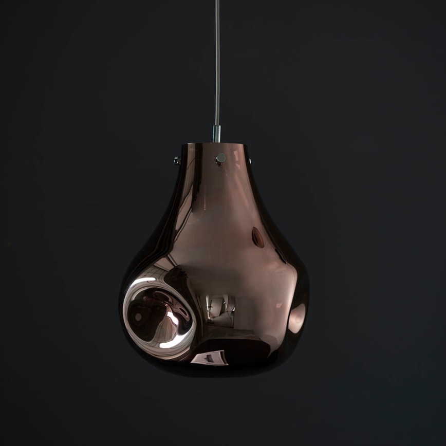 Endon 99790 - Hängeleuchte EUROPA an Kabel 1xE27/10W/230V rauchbraun