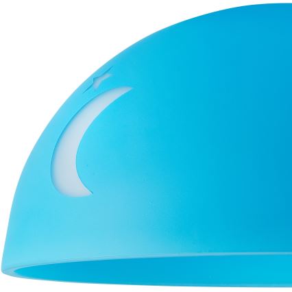 Ersatzglas für Kronleuchter DAY & NIGHT E27 Ø 30 cm blau