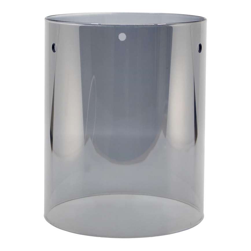 Ersatzglas für Deckenleuchte E27, Ø 13 cm, grau