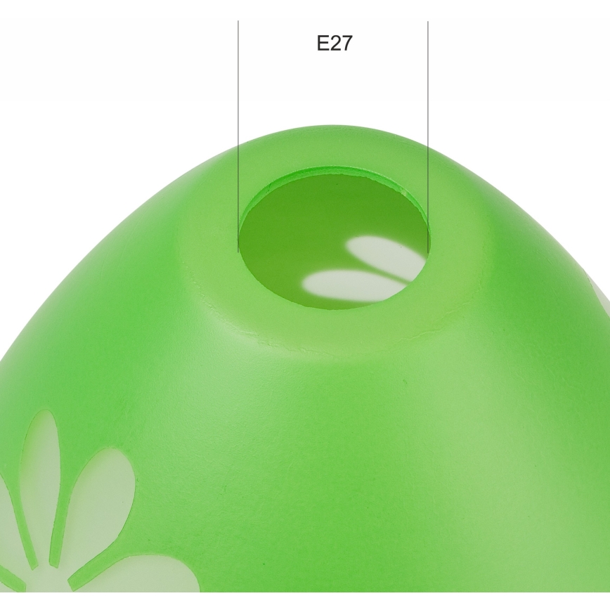 Ersatzglas für den Kronleuchter GARDEN E27, Durchmesser 23 cm, grün