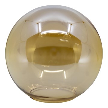 Ersatzglas für Kronleuchter E14, Durchmesser 15 cm, beige