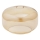 Ersatzglas für Kronleuchter E27, Durchmesser 21,5 cm, beige