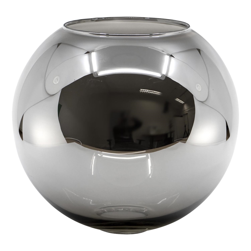 Ersatzglas für Kronleuchter E27, Ø 20 cm, glänzender Chrom