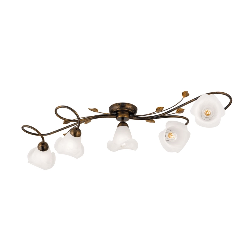Ersatzglas für Kronleuchter und Lampe SISI E14, Durchmesser 13 cm, weiß