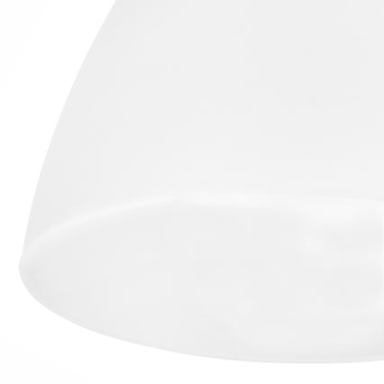 Ersatzglas für Kronleuchter, Tischlampen, Stehlampen, Wandleuchten und Deckenleuchten MIRANDA E27 110x130 mm Weiß