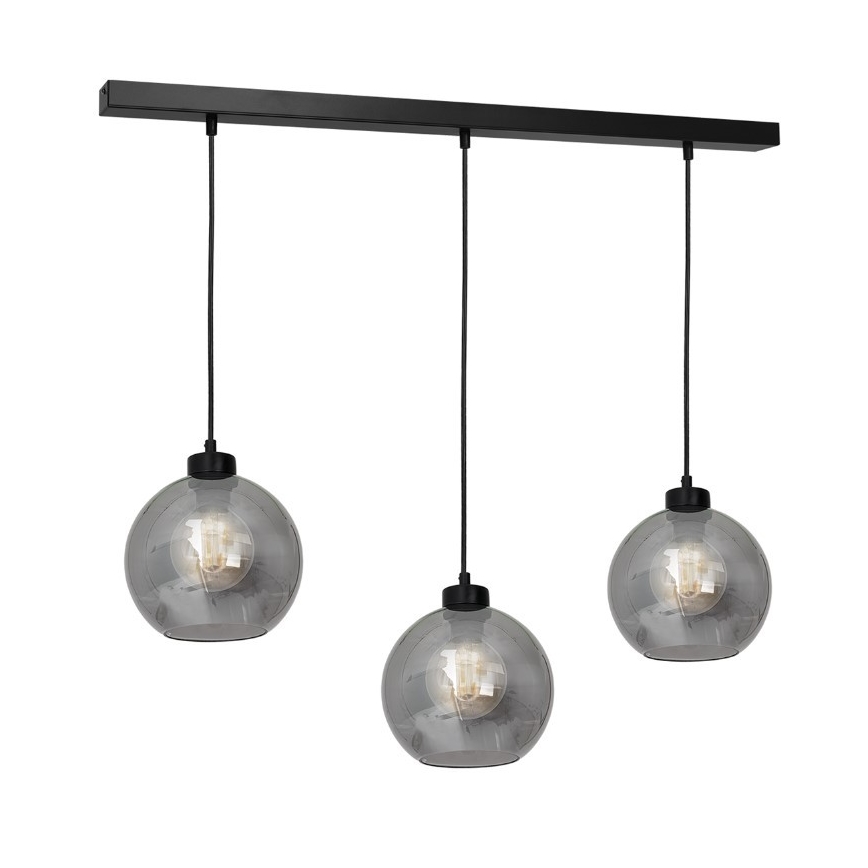Ersatzglas Universal SOFIA E27 Ø 20 cm Rauchschwarz