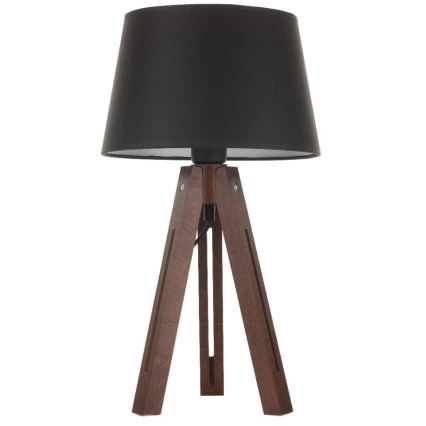 Ersatzlampenschirm für Tischleuchte LORENZO E27 20x26 cm schwarz