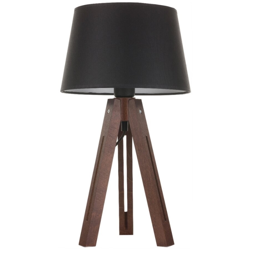 Ersatzlampenschirm für Tischleuchte LORENZO E27 20x26 cm schwarz