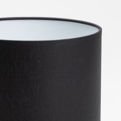 Ersatzlampenschirm für Tischleuchte und Wandleuchte DEVA E27 16x20 cm schwarz