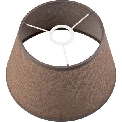 Ersatzschirm für Kronleuchter und Wandleuchte ANTONIO E14 120x200 mm Braun