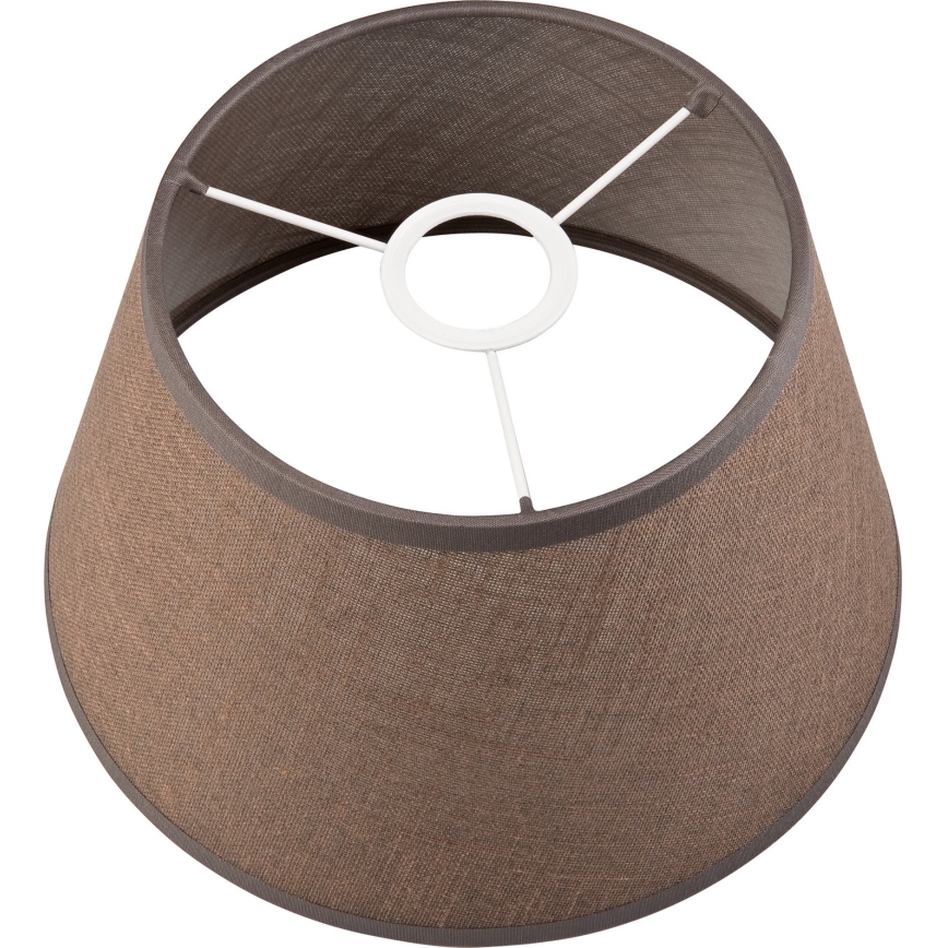 Ersatzschirm für Kronleuchter und Wandleuchte ANTONIO E14 120x200 mm Braun