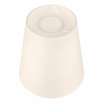 Ersatzschirm für Kronleuchter und Wandleuchte ELLIE E27, Ø 15 cm, cremefarben