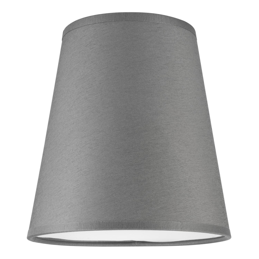Ersatzschirm für Kronleuchter und Wandleuchte ELLIE E27, Ø 15 cm, grau