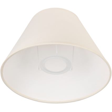 Ersatzschirm für Tischlampe JUTA E27, Ø 19 cm, cremefarben