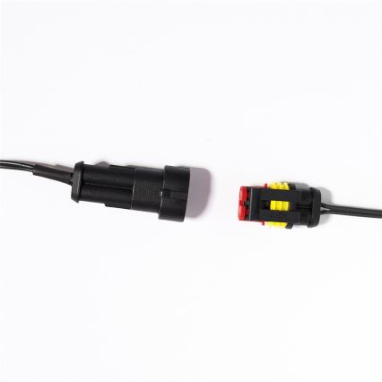 Erweiterbare LED-Außen-Lichterkette CONE FILAMENT 20xE10 14m mehrfarbig/warmweiß IP44, Hergestellt in Tschechien