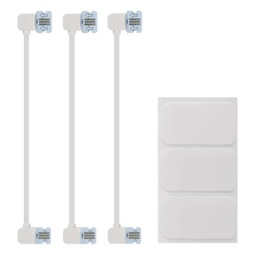 SET 3x LED RGBIC+CCT dimmbare Panel - Erweiterung 3xLED/1,8W/230V Wi-Fi Tuya