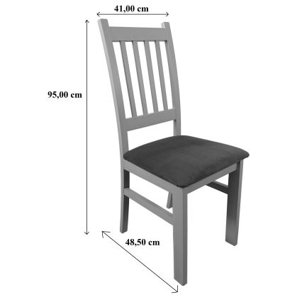 Esszimmerstuhl SIMON Buche/dunkelbraun