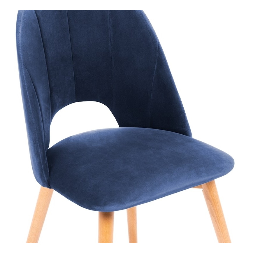 Esszimmerstuhl TINO 86x48 cm Dunkelblau/Hell Eiche