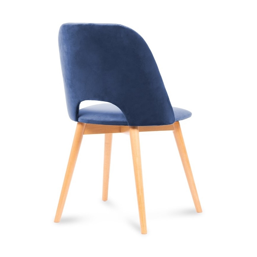 Esszimmerstuhl TINO 86x48 cm Dunkelblau/Hell Eiche