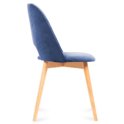 Esszimmerstuhl TINO 86x48 cm Dunkelblau/Hell Eiche
