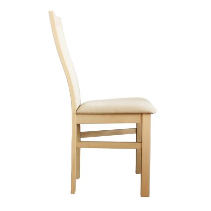 Esszimmerstuhl ZOE Buche/Creme