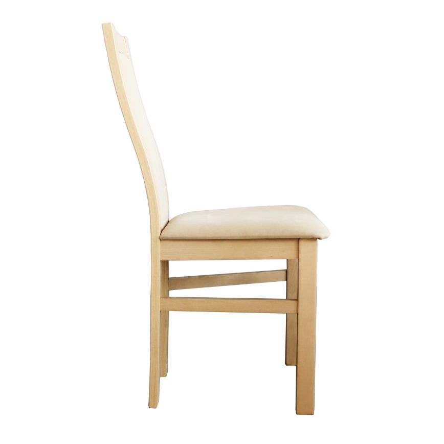 Esszimmerstuhl ZOE Buche/Creme